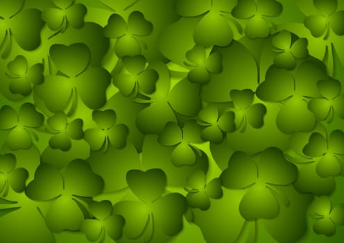 St. Patricks Day abstract vector background
