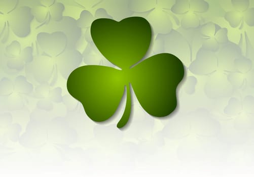 St. Patricks Day abstract vector background