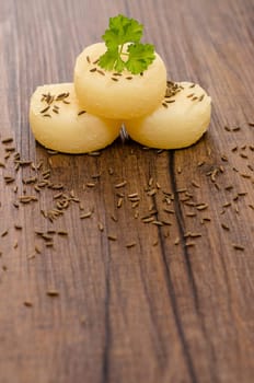 Harz cheese in portrait format with text clearance