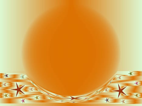 colored gold background with a delicate structure