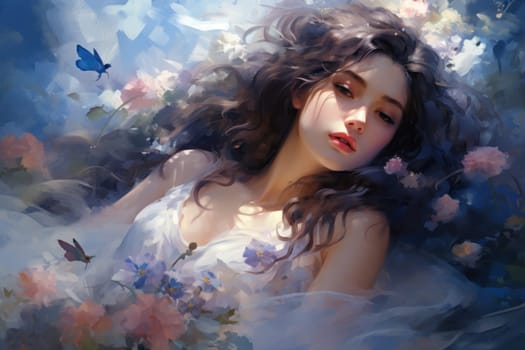 An evocative portrayal of the ethereal whispering wind, its gentle zephyrs bearing mystical secrets across expansive landscapes.