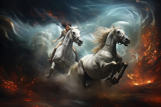 In the realm of fantasy, a fearless group of individuals known as the whirling cyclone riders emerges.