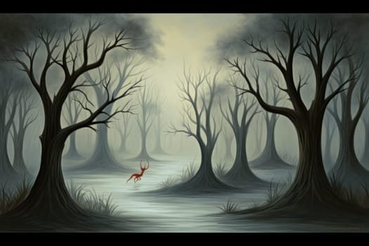 An evocative portrayal of the ethereal whispering wind, its gentle zephyrs bearing mystical secrets across expansive landscapes.