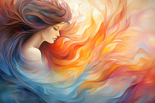 An evocative portrayal of the ethereal whispering wind, its gentle zephyrs bearing mystical secrets across expansive landscapes.