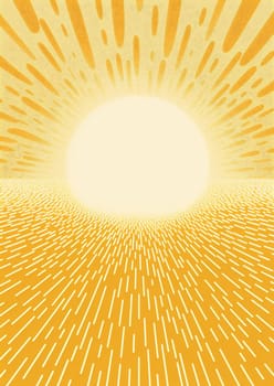 Energy design background explosion yellow glowing orange light shiny shine wallpaper sunlight sunshine summer solar bright sunny flare burst sun ray abstract illustration