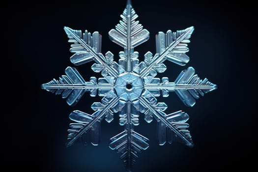 An artistic masterpiece showcasing the exquisite details and singular beauty of individual snowflakes, captured through the lens of macro photography, unraveling their complex, one-of-a-kind designs.