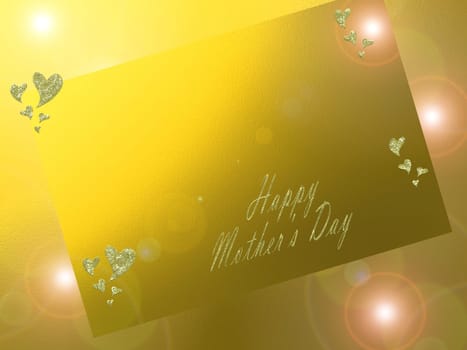 written in  letters happy birthday card
