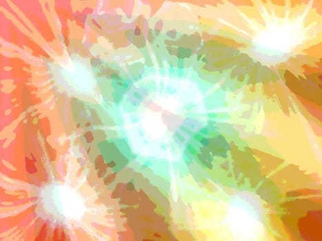 colored background with a delicate structure