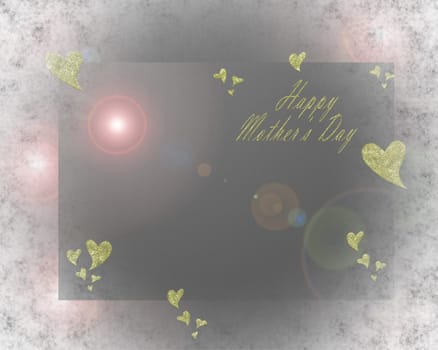 in letters, all love for mothers day