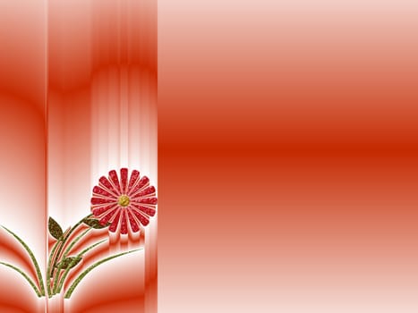 colored background with a delicate structure