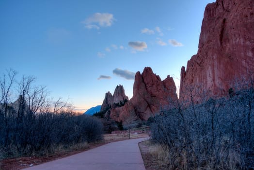 Garden of the Gods in Colorado Springs, Colorado.