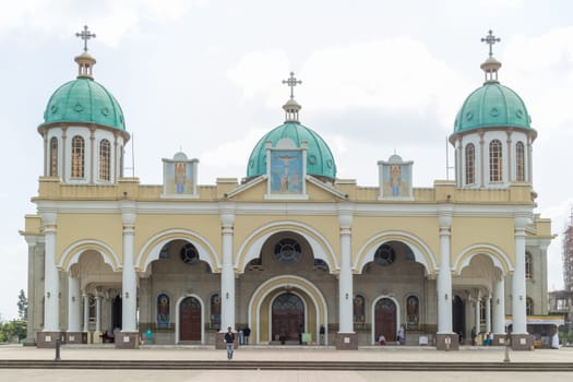 Bole Medhane Alem Church in Addis Ababa, Ethiopia