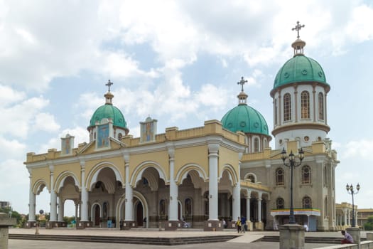 Bole Medhane Alem Church in Addis Ababa, Ethiopia