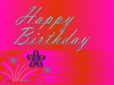 happy birthday in gold letters and gold hearts