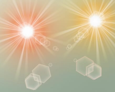 colored gold background with a delicate structure