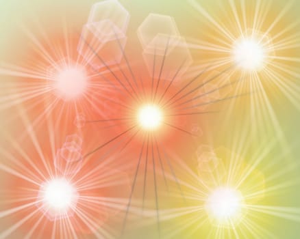 colored gold background with a delicate structure