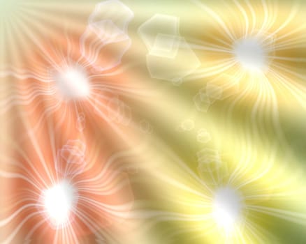 colored gold background with a delicate structure