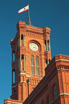 Rotes Rathaus Deutschland Berlin / Red City Hall Germany Berlin