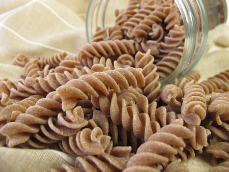 Whole grain Spirelli from spelt