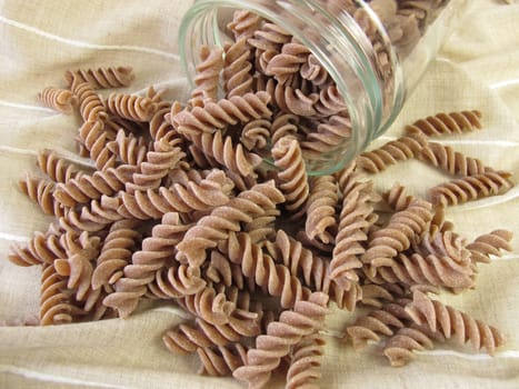 Whole grain Spirelli from spelt