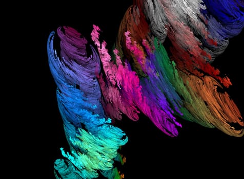 Abstract illustration with high detail. Simple design.