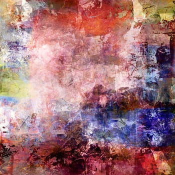painting texture autumn colours