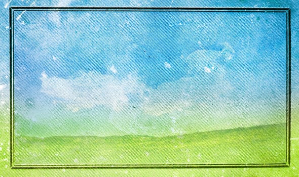 Vintage painted spring background