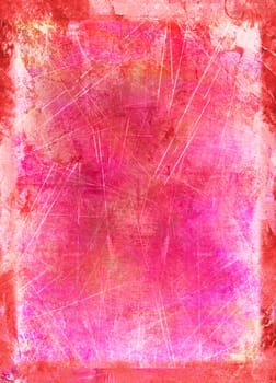 painted background in pink,violet and dark red tones