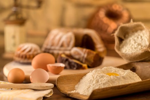 Baking cakes