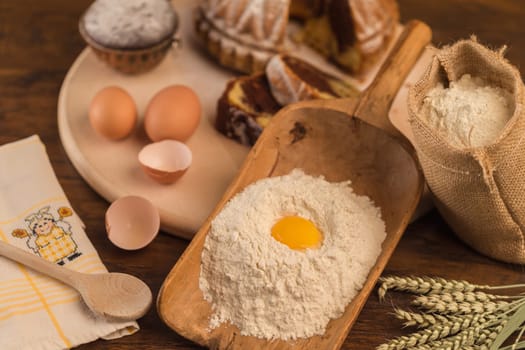 Baking cakes