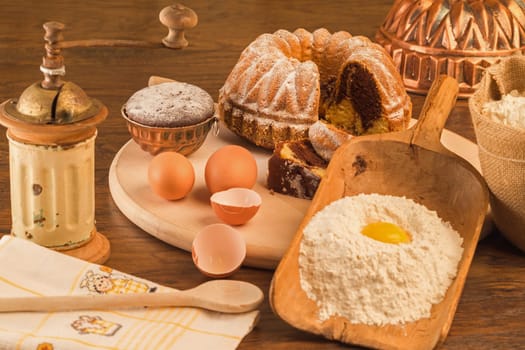 Baking cakes