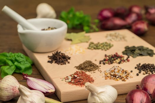 Spices in the kitchen