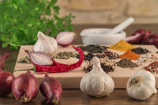 Spices in the kitchen