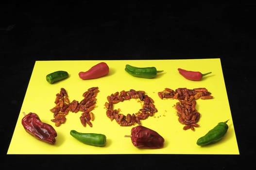 Some Very Hot Chili Peppers Ready to Cook
