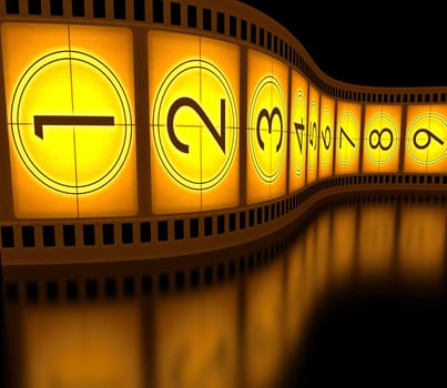 Concept of Industry cinematographic.