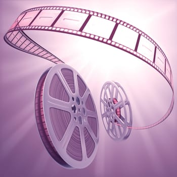 Concept of Industry cinematographic.