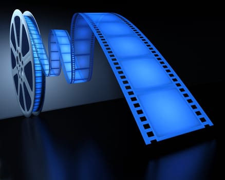 Concept of Industry cinematographic.