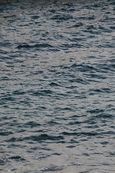 Blue Water Texture Pattern at Noon on the Atlantic Ocean