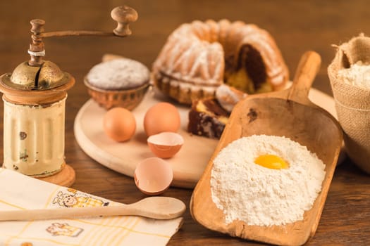 Baking cakes