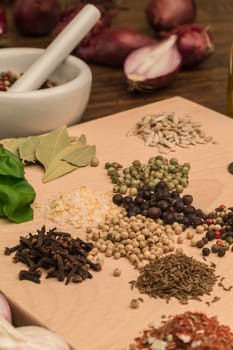 Spices in the kitchen