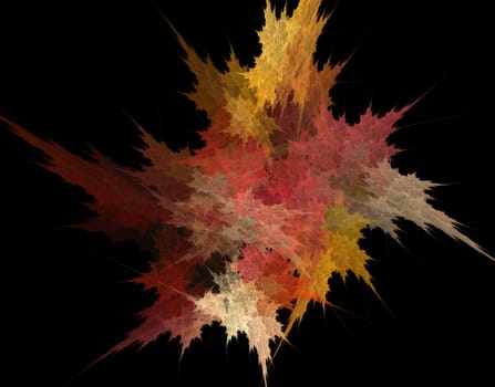 Abstract illustration with high detail. Simple design.
