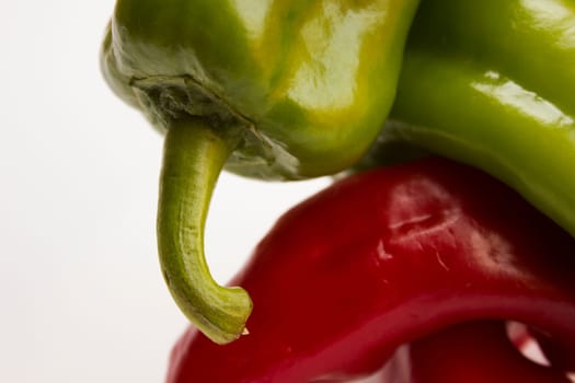 Composition of fresh and vibrant peppers.