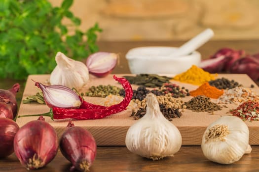 Spices in the kitchen