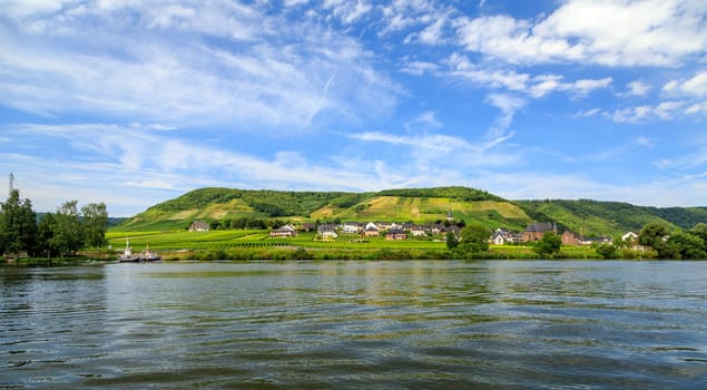 the famous idyllic Village of the famous idyllic Village of Beilstein at Mosel River,Germany