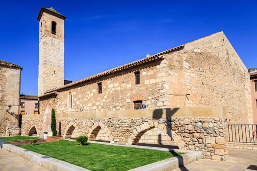 San Miguel Church in the village of Montblanc, Tarragona Spain