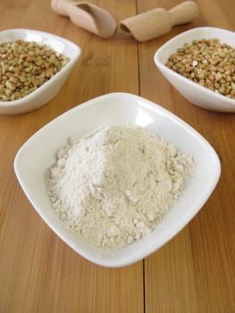 Buckwheat wholemeal flour