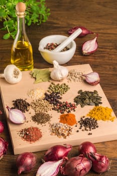 Spices in the kitchen