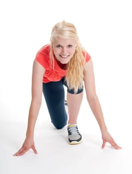 Jogger starts