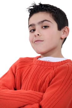A self-assured boy
