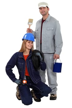 Electrician and decorator